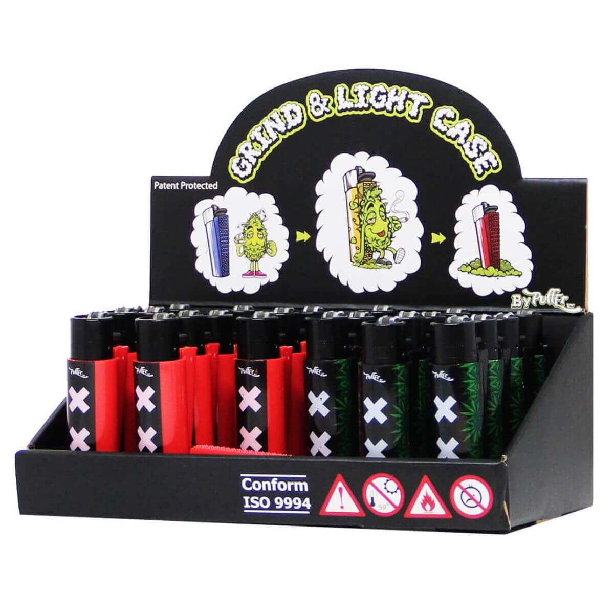 Clipper-Amsterdam-XXX-lighter-with-built-in-grinder-case Clipper Amsterdam XXX lighter with built in grinder case