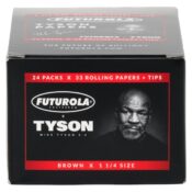 Futurola x Tyson 2.0 King Size Rolling Papers Tips 24pcsdisplay 1