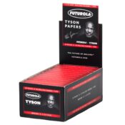 Futurola x Tyson 2.0 King Size Drehpapier + Tips (24 Stk./Display)