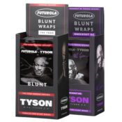 Futurola x Tyson 2.0 Terpen-infundierte tabakfreie Blunt Wraps (25 Stk./Display)