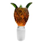 Ananas Gelb Cristal Glas Bong Schale 18mm glass bowl pineapple