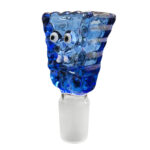 Bong-Schale aus blauem Cristal-Glas 18 mm glass bowl sponge blue