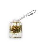 Echtes Cannabis Acryl transparenter Schlüsselanhänger Würfel wholesale cannabis keyrings keychains 3654654654