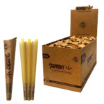 Jumbo King Size Ungebleichte Cones 3 Cones pro Pack (32stk/display) wholesale jumbo rolling papers cones brown main
