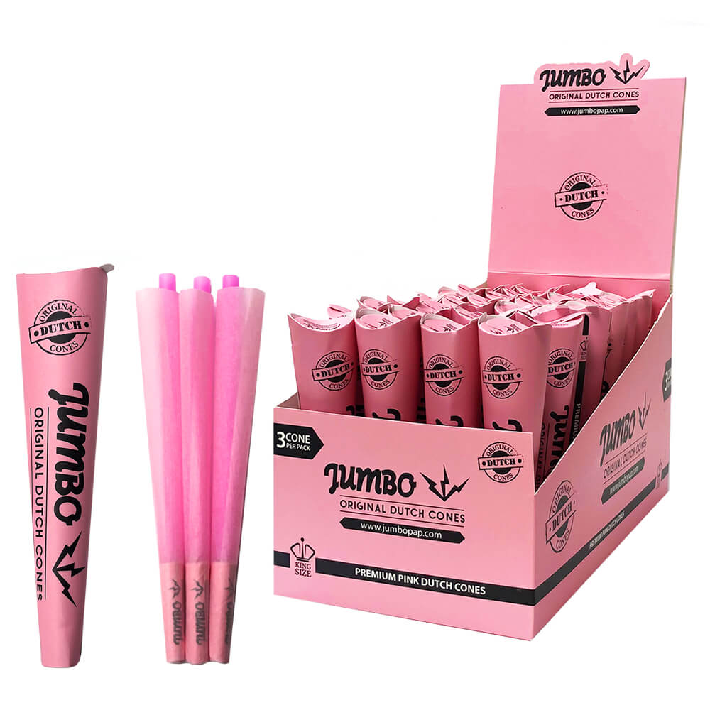 wholesale-jumbo-rolling-papers-cones-pink-main wholesale jumbo rolling papers cones pink main