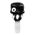 Medievil Skull Black Bong Glaskopf 18mm wholesale monster glass bowl