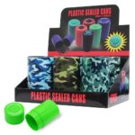 Versiegelte Plastikdosen Armee (6 Stk/Display) wholesale plastic sealed cans army