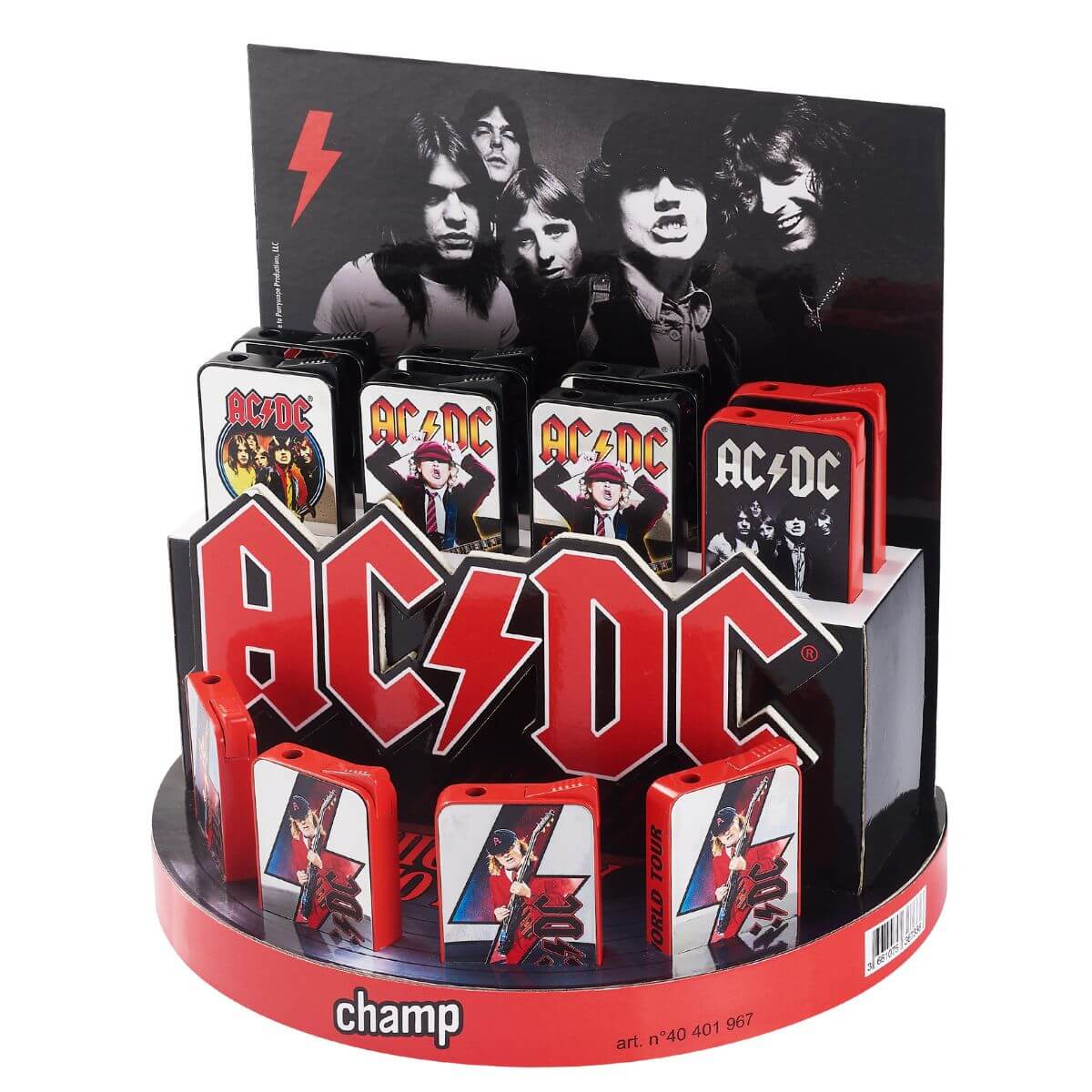 Champ High AC/DC Spiegel-Feuerzeug (12 Stk./Display) Champ High AC/DC Spiegel-Feuerzeug (12 Stk./Display)