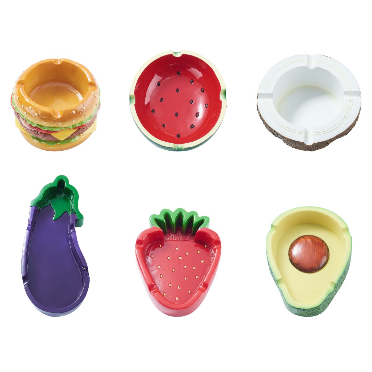 Champ High Food Aschenbecher 6 Stück Champ High Food Ashtray 6pcs