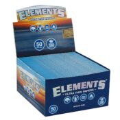 Elements King Size Ultra Thin Rolling Papers (50 Stk./Display)