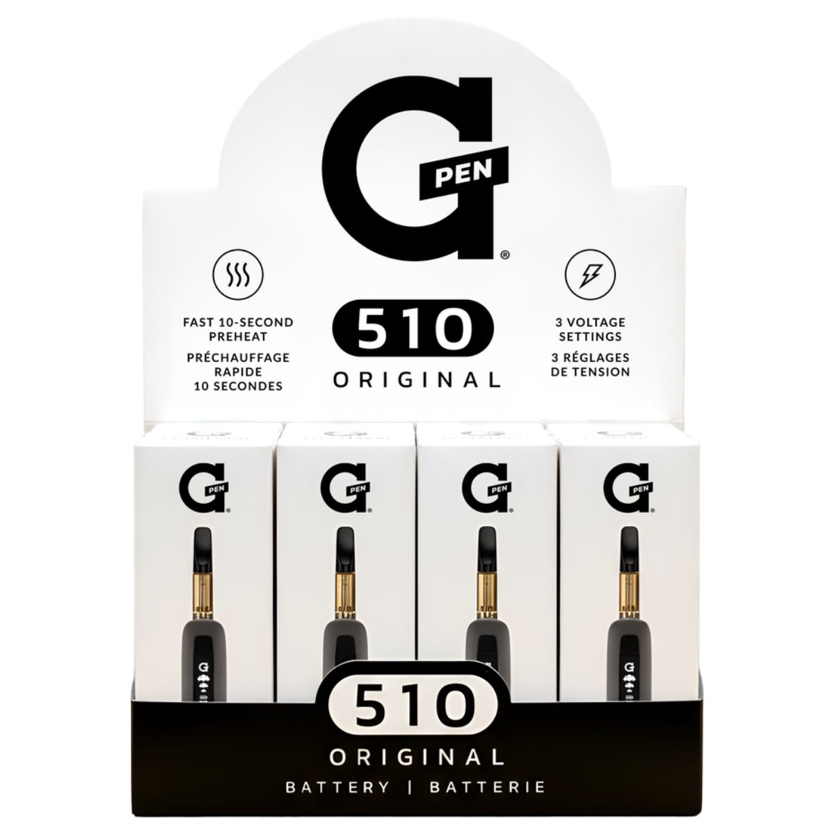 G-Pen 510 Original Battery (20 Stk. Display) – Schwarz G-Pen 510 Original Battery (20 Stk. Display) – Schwarz