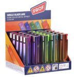 Prof Dusk Color Jetflame-Feuerzeug mit Metalleffekt (25 Stk./Display) Prof Dusk Color Jetflame-Feuerzeug mit Metalleffekt (25 Stk./Display)