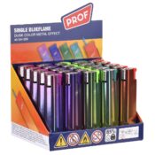 Prof Dusk Color Jetflame-Feuerzeug mit Metalleffekt (25 Stk./Display)