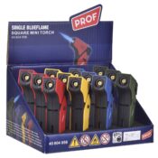 Prof Square Mini Torch Jetflame Feuerzeug (12 Stk./Display)