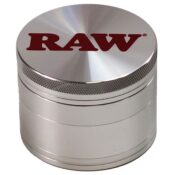 RAW Original Aluminum Grinder 4 Parts – 56mm Silver
