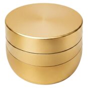 V Syndicate Gridlock zahnloser Kräuter-Grinder 4-teilig – 72 mm Gold