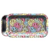 V Syndicate Syndicase 2.0 Smiley Rolling Tray with Storage Tin Box 1