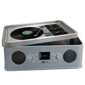 V Syndicate Syndicase Plus Record Player Rolling Tray with Storage Tin Box 1