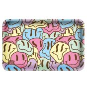 V Syndicate Syndicase Plus Smiley Rolling Tray with Storage Tin Box 2