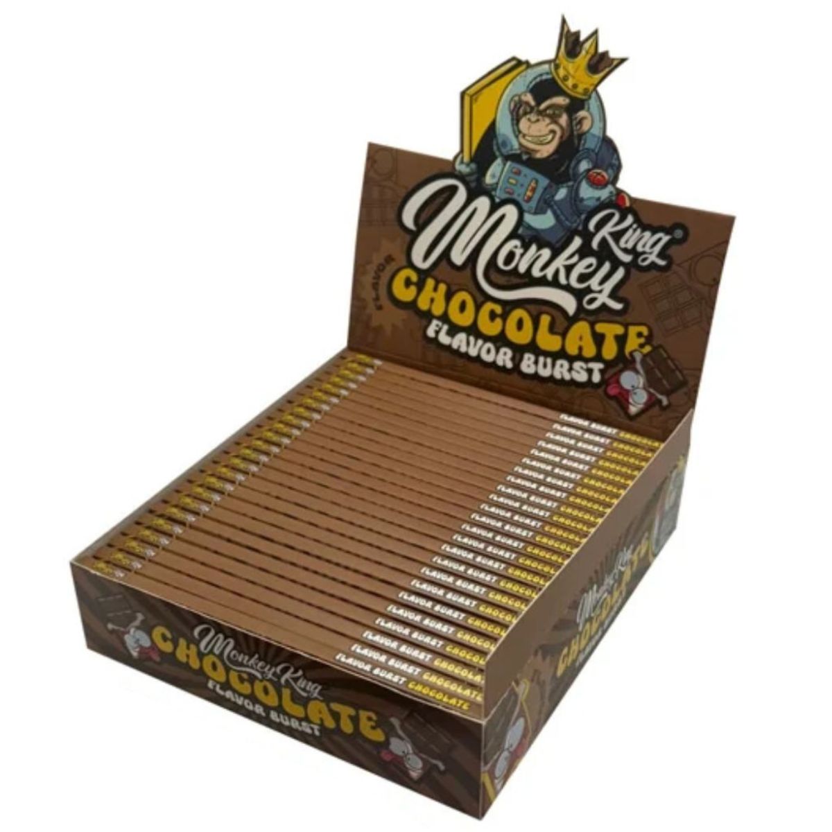 Monkey King KS Chocolate Ultra Thin Drehpapier (25 Stück/Display) Monkey King KS Chocolate Ultra Thin Drehpapier (25 Stück/Display)