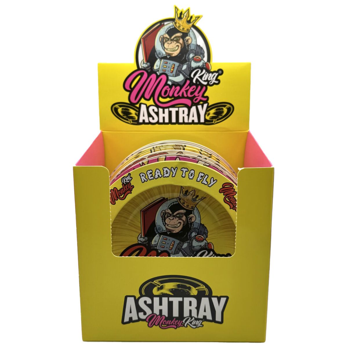 Monkey King Monkey Metall-Aschenbecher (15 Stk./Display) Monkey King Monkey Metall-Aschenbecher (15 Stk./Display)