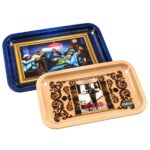 Death Row Records Mini Rolling Tray mit Magnetdeckel 17,8 x 12,7 cm Death Row Records Mini-Drehtablett 17,8 x 12,7 cm mit Magnetdeckel