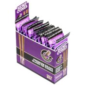 Hemper Pre-Rolled King Size Hemp Cones + Glastip 2er-Pack (12 Stk./Display) Grape