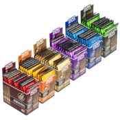 Hemper Pre-Rolled Mini Size Hemp Rolls + Glastip 4er-Pack (12 Stk./Display)
