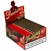 Smoking Brown King Size Slim Rolling Papers + Tips (24 Stück/Display)