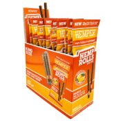 Hemper Pre-Rolled King Size Hanf-Rolls + Papier-Tip 2er-Pack (12 Stk./Display) Mango