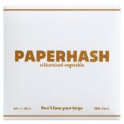 Paperhash Siliconized Vegetable Harz-Presspapier 12x12cm (100 Stk.)