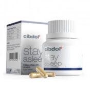 Cibdol Stay Asleep Kapseln mit CBD, CBN, Hopfen und Griffonia 5-HTP