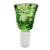 Bong-Schale aus grünem Cristal 18mm