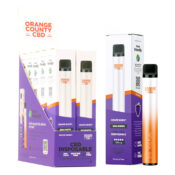 Orange County CBD Einweg Vape Pen 250 CBD + 250mg CBG Grape Burst (10skt/display)