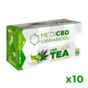 MediCBD Cannabis Grüner Tee 7,5mg CBD (10er-Packung)