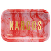 Narcos Metall Rolling Tray Rosa Klein