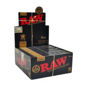 RAW Black kingsize slim rolling papers (50stk/display)