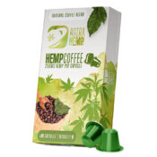 Astra Hemp Kaffeekapseln kompatibel zu Nespresso mit 250mg Hanf (10er-Pack/Display)