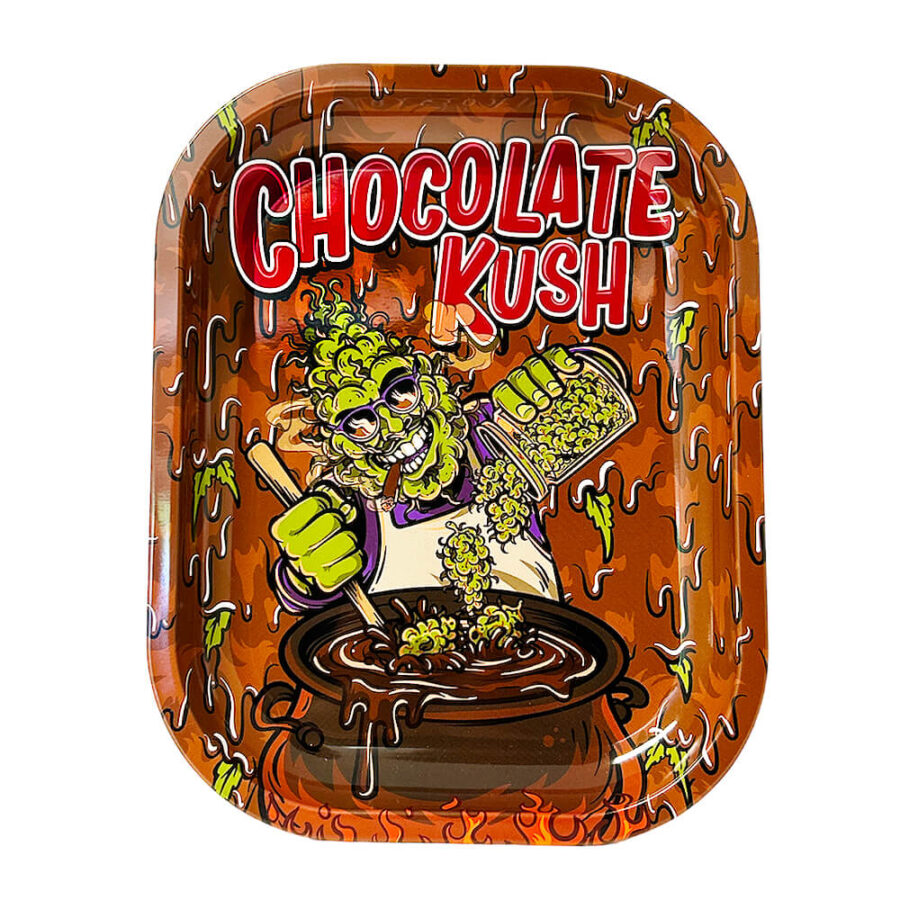 Best Buds Chocolate Kush Rolling Tray Small 18x14 cm