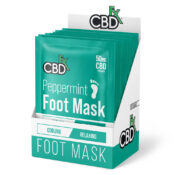 CBDfx Pfefferminz Fußmaske 50mg CBD (5er Pack/Display)
