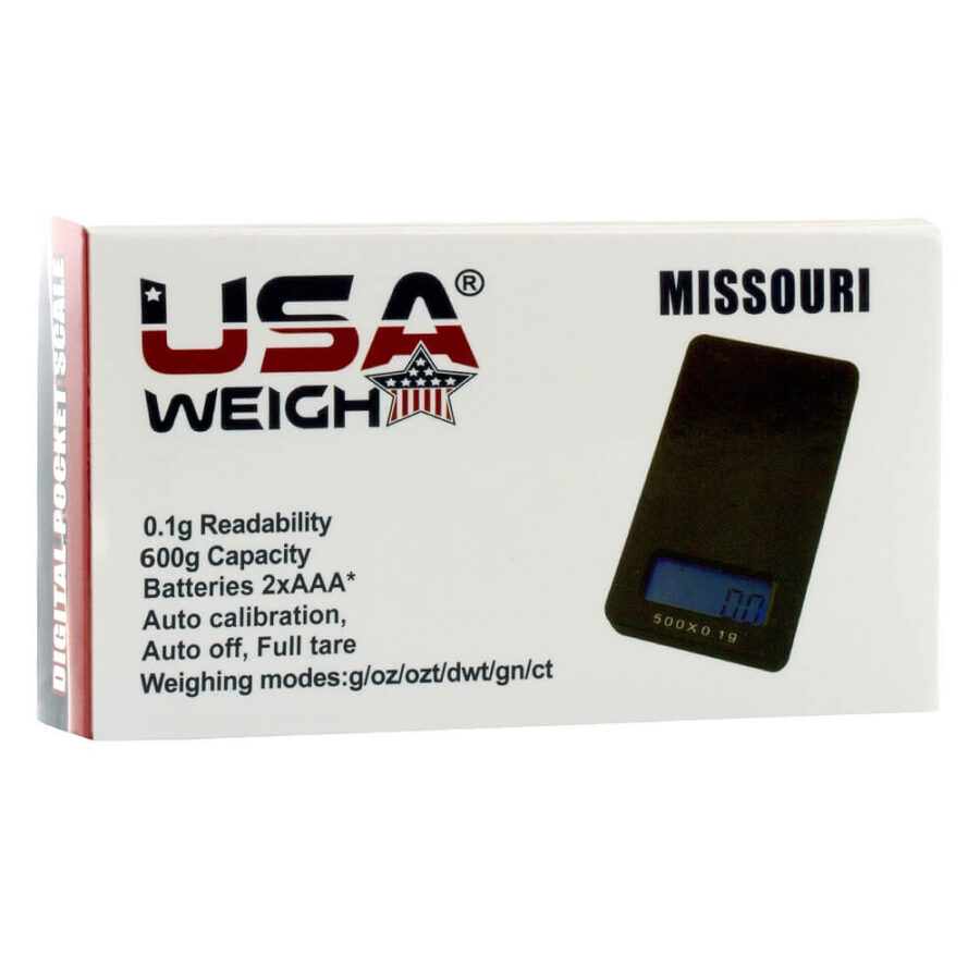 USA Gewicht Digitalwaage Missouri 0,1g - 600g