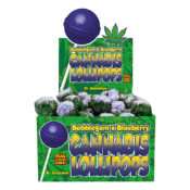 Dr.Greenlove Cannabis Lollipops Bubblegum x Blueberry (70Stk/display)