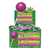 Dr.Greenlove Cannabis Lollipops Bubblegum x Purple Haze (70Stk/display)