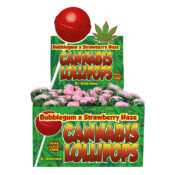 Dr.Greenlove Cannabis Lollipops Bubblegum x Strawberry Haze (70Stk/display)