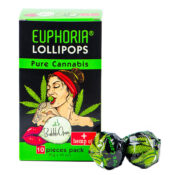 Euphoria Cannabis Lollipops Reines Cannabis (12er Packs/Masterbox)