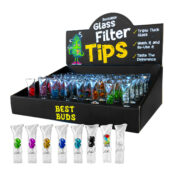 Best Buds Thick Blunt Cristal Filter Tips with Diamonds (48stk/display)