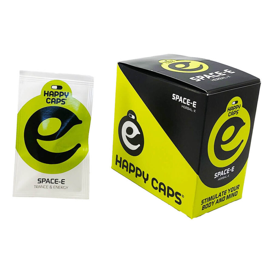 Happy Caps Space-E Trance & Energy Capsules (10packs/display)
