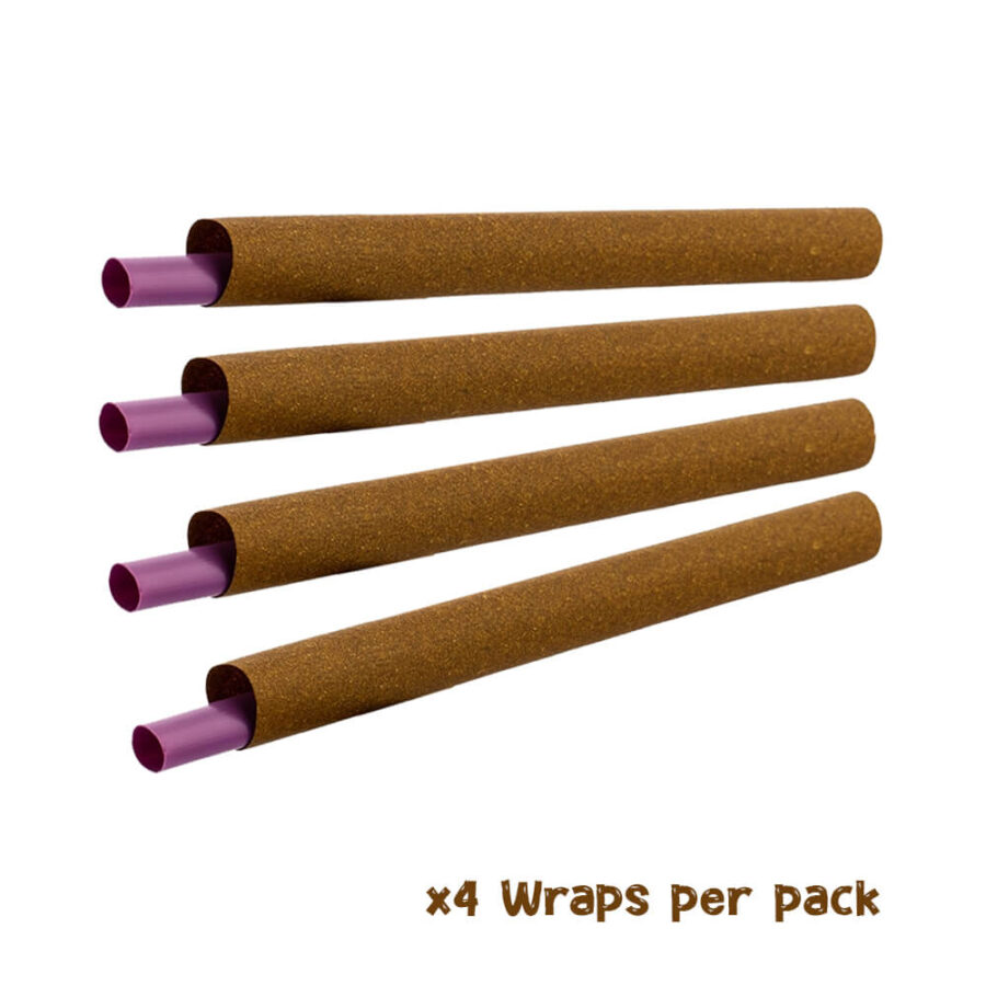 Hemparillo Hanf Wraps Süßigkeiten x4 Blunts (15 Packs/Display)