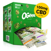 Ogeez Krunchbox 100mg CBD Cannabis in Form von kleinen Schokoladenbonbons (90x10g)