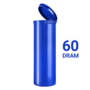 Poptop Blauer Kunststoffbehälter Big 60 Dram - 50mm